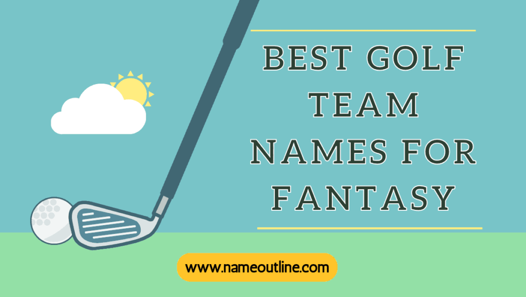 Best Golf Team Names for Fantasy