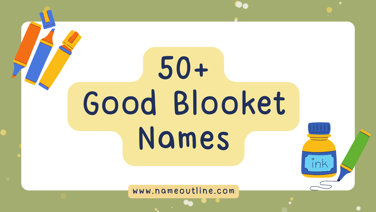 100+ Cool & Funny Blooket Names Name Outline