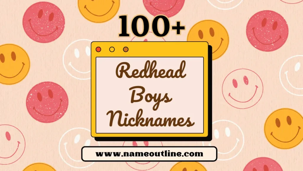 Redhead Boys Nicknames