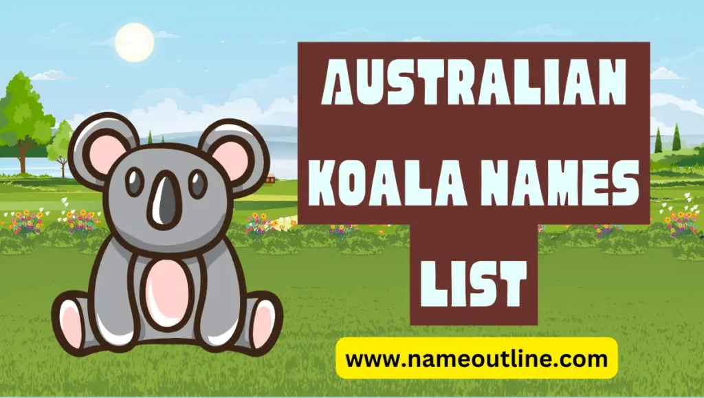 Australian Koala Names List