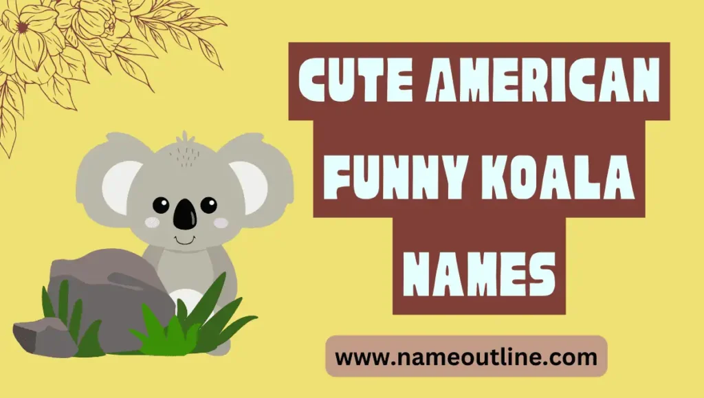 Cute American Funny koala names