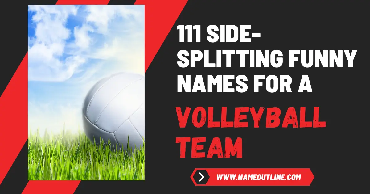 Funny Names for a Volleyball Team