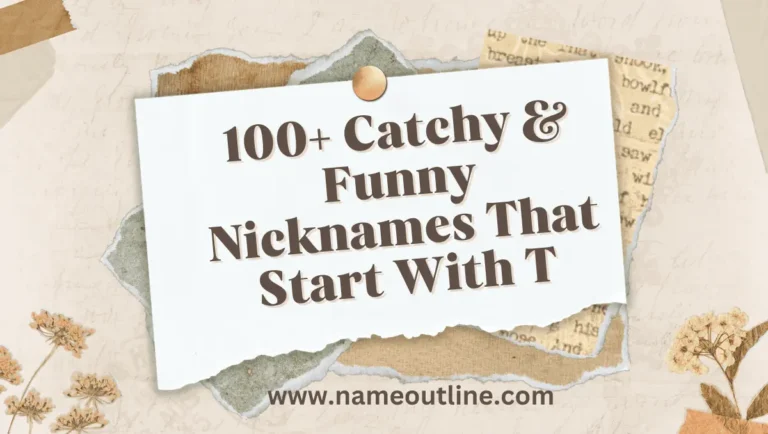  100+ Catchy & Funny Nicknames Start With T