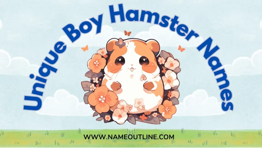 Unique Boy Hamster Names