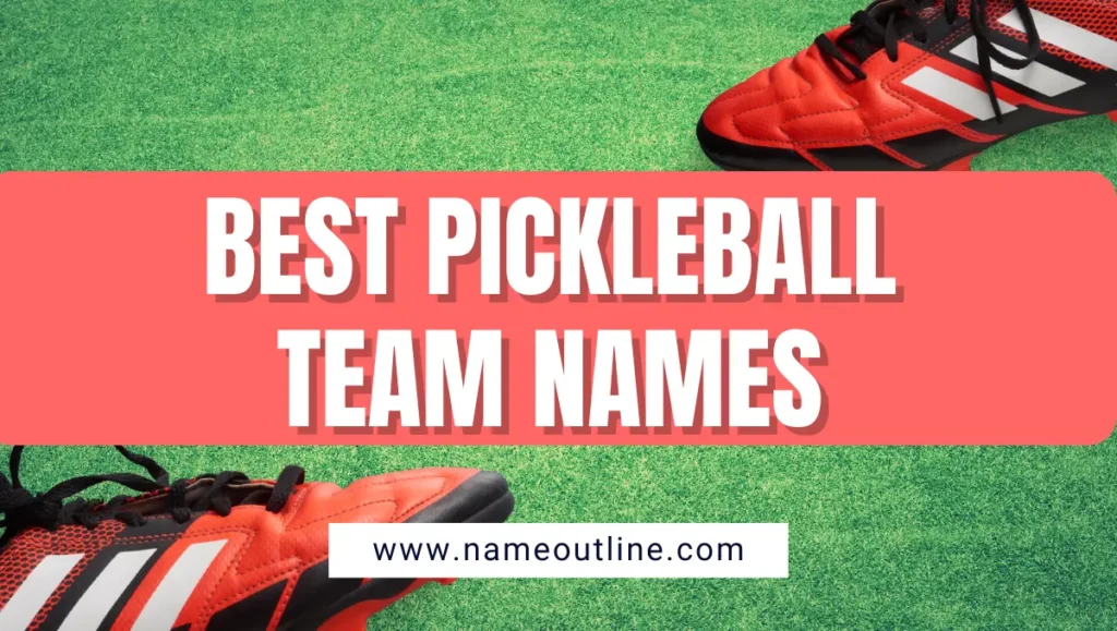 Best Pickleball Team Names
